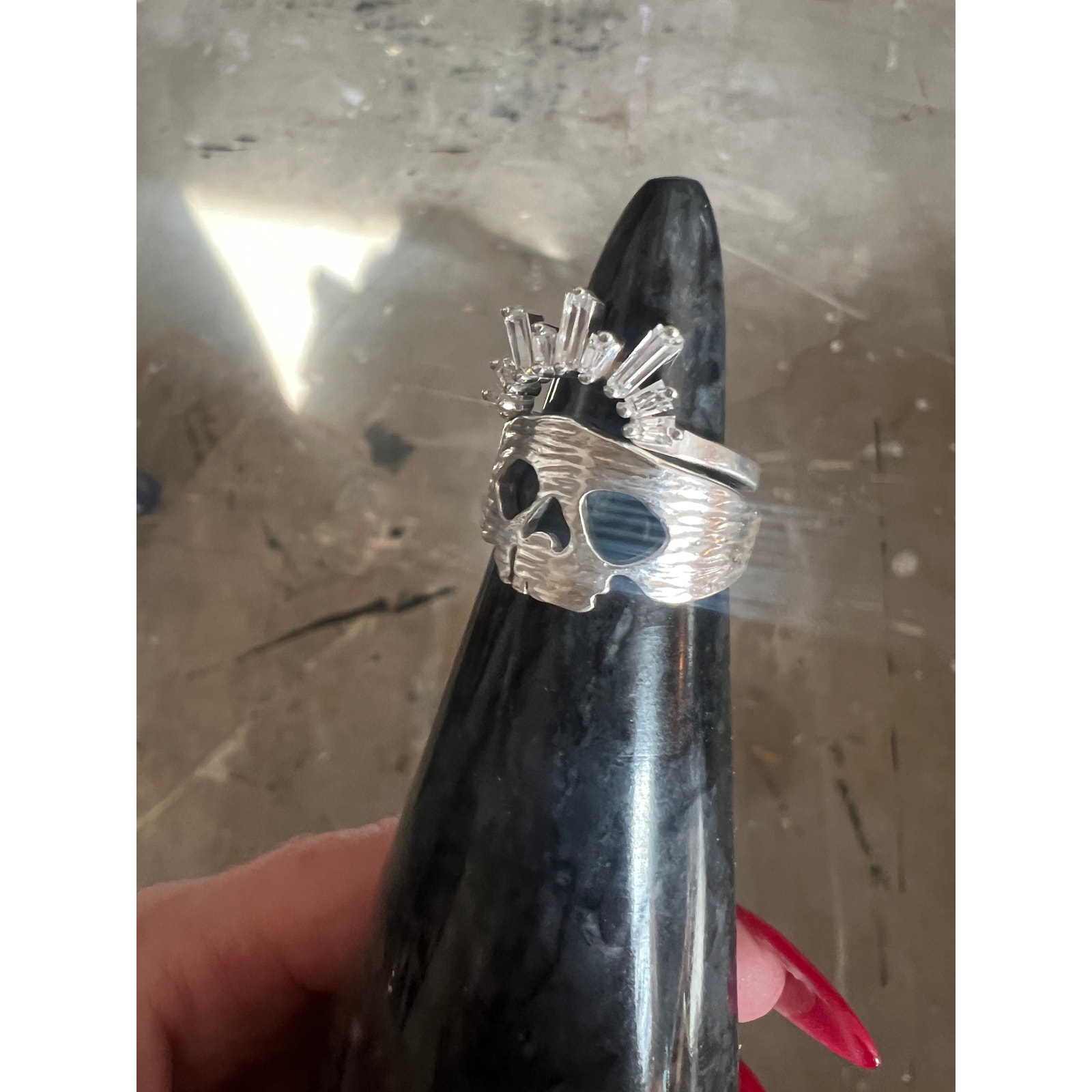 Custom Sterling Silver, Skull And Crown Ring, Ancestors Are Crowned